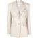 Nanushka Hathi Okobor Alt Leather Blazer - Creme