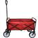 MonsterShop Carrello Per Giardinaggio Pieghevole Rosso