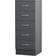 NRG Tall Narrow Grey Chest of Drawer 36x90cm