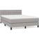 vidaXL 3140377 Light Gray Rammeseng 144x203cm
