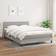 vidaXL 3140377 Light Gray Rammeseng 144x203cm