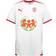 Puma Tränings T-Shirt teamLIGA Vit/Röd Vit