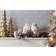 Melrose Winter Owl Tabletop Christmas White Figurine 31.8cm 2pcs