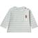 Benetton Baby's Striped T-shirt with Pocket - Sky Blue