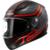 LS2 FF353 Rapid II Circuit Helm - Schwarz/Rot