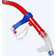 Speedo Centre Snorkel, OneSize, Red/Blue