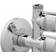 BROEN stopventil/greb 1/2x3/4x3/8 vinkel roset/kontra forkr