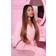 Lullabellz Thick 24" 1 Piece Straight Clip In Hair Extensions Mellow Brown Blonde