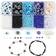 Shein 1box Evil Eye Beads for Jewelry Making, 3mm Seed Beads Faux Pearl for DIY Bracelets Making Couple Bracelet Evil Eye Charms 8mm Round Beads Color