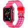 Kaihang Crystal Clear Strap with Rugged Bumper Case for Apple Watch Series SE/8/7/6/5/4/3/2