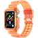 Kaihang Crystal Clear Strap with Rugged Bumper Case for Apple Watch Series SE/8/7/6/5/4/3/2