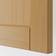 IKEA Metod White/Forsbacka Oak Förvaringsskåp 30x88cm