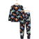 Lindex Kid's Dinosaur Print Pyjamas Set - Dark Navy