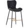 Maklaine Counter Antique Black Bar Stool 37" 2