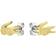 Lacoste Crocodile Earrings - Gold/Silver