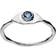 Maanesten Argos Ring. - Sølv/Blå