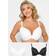 Yours Plunge Microfibre Bras White