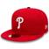 New Era Philadelphia Phillies Authentic On Field Red 59FIFTY Cap newera adult unisex Red