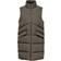 Only Matilde Long Quilted Vest - Brown/Coffee Quartz