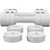 Sportnow Adjustable Dumbbells Set, Fast Adjust and Compact 2 x 2.5kg