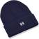 Under Armour Men's Halftime Cuff Beanie Hat Navy Blue Men's Athletic Hats at Academy Sports