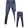 DSquared2 navy schlanke Jeans mit Verschleiß Blue IT