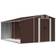 vidaXL brown, 277 Shed Metal Shed Outdoor Shed (Building Area )