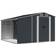 vidaXL 277 Shed Metal Shed Outdoor Shed (Building Area )