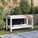 vidaXL 82,5x35x45 massivt Havebænk