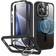 ESR for iPhone 15 Pro Case, Full-Body Shockproof MagSafe Case, Exceeds Military-Grade Protection, Magnetic Phone Case for iPhone 15 Pro, 2-Part Tough Case with Stand, Armor Series, Clear Black