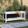 vidaXL white pine, 108 Deck Garden Bench