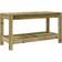 vidaXL 82,5 x 35 x 45 cm Imprägniertes Kiefernholz - Braun Gartenbank