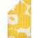 Marimekko Vesi Unikko Duvet Cover White, Yellow (210x150cm)