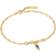 Ania Haie Drop Pendant Chunky Bracelet - Gold/Green