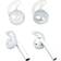 Lux-Case Silicone Ear Hooks Skin Cover Replacement for Apple AirPods