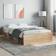 vidaXL Bed Frame Concrete