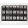 Homescapes Grid Rubber Door Mat Black