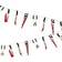 Shatchi 8Pcs Halloween Bloody Weapons Garland 8ft Bunting Banner Horror Props