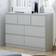 Fwstyle Sideboard Matt Grey Chest of Drawer 106x81cm