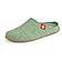 Living Kitzbühel Slippers an appliquéd Swiss cross green