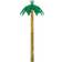 Beistle Palm Tree Gold/Green Decoration 243.8cm