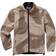 Whitespace Cinchable Sherpa Fleece Zip-Up - Peyote/Taupe