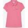 Lacoste Kid's Polo Shirt in Mini Piqué with Playful Collar - Pink