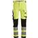 Snickers Workwear 6343 AllroundWork Hi-Vis Stretch Trousers - Hi Vis Yellow/Black