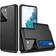 MTP Products Samsung Galaxy S21 Ultra 5G Hybrid-Hülle mit Verschiebbarem Kartensteckplatz Schwarz