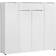 Mailand 24 White High Gloss Lagerschrank 135x120cm