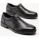 Rieker Svarta promenadloafers skinn