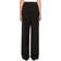 Prada Regular Black Trousers With Logo Black