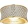 Sif Jakobs Ring Felline Concavo - Gold/Transparent