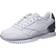 Reebok Herr Royal Glide Krusning Clip Sneaker, Vit silver mötte vit
